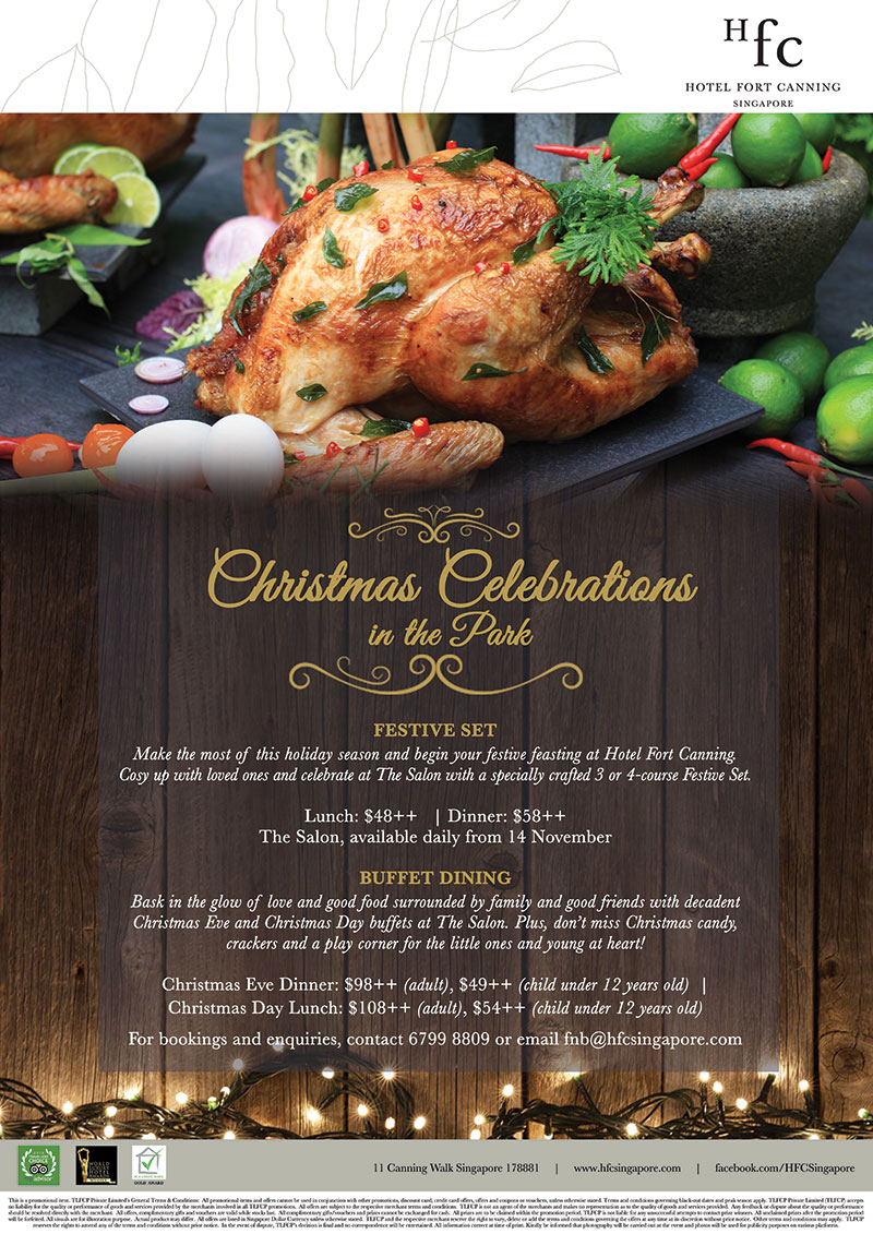 Christmas Celebrations in the Park: Buffet Indulgences