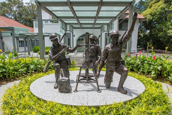 Malay Regiment sculpture