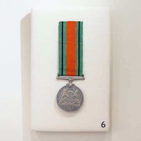 Defence medal awarded to Mrs Leh Oorloff