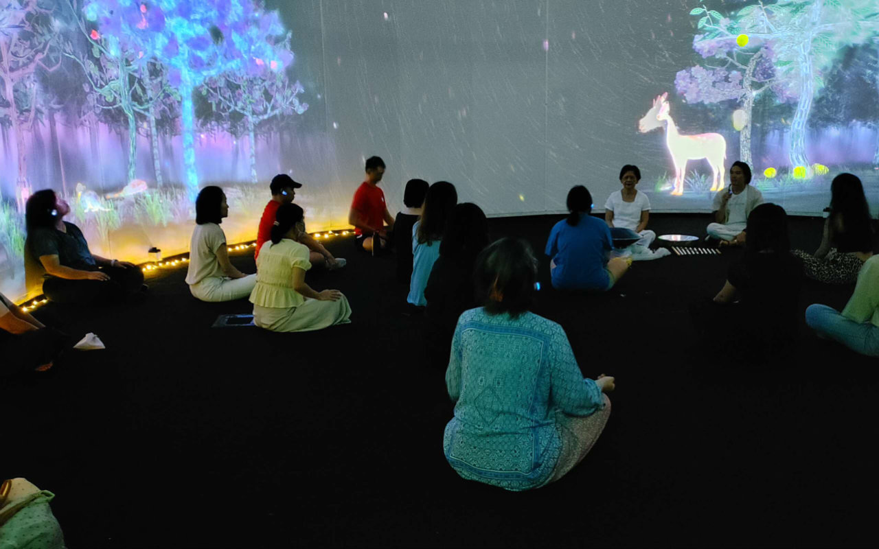 Sound Bath Mindfulness Activity at Story of the Forest