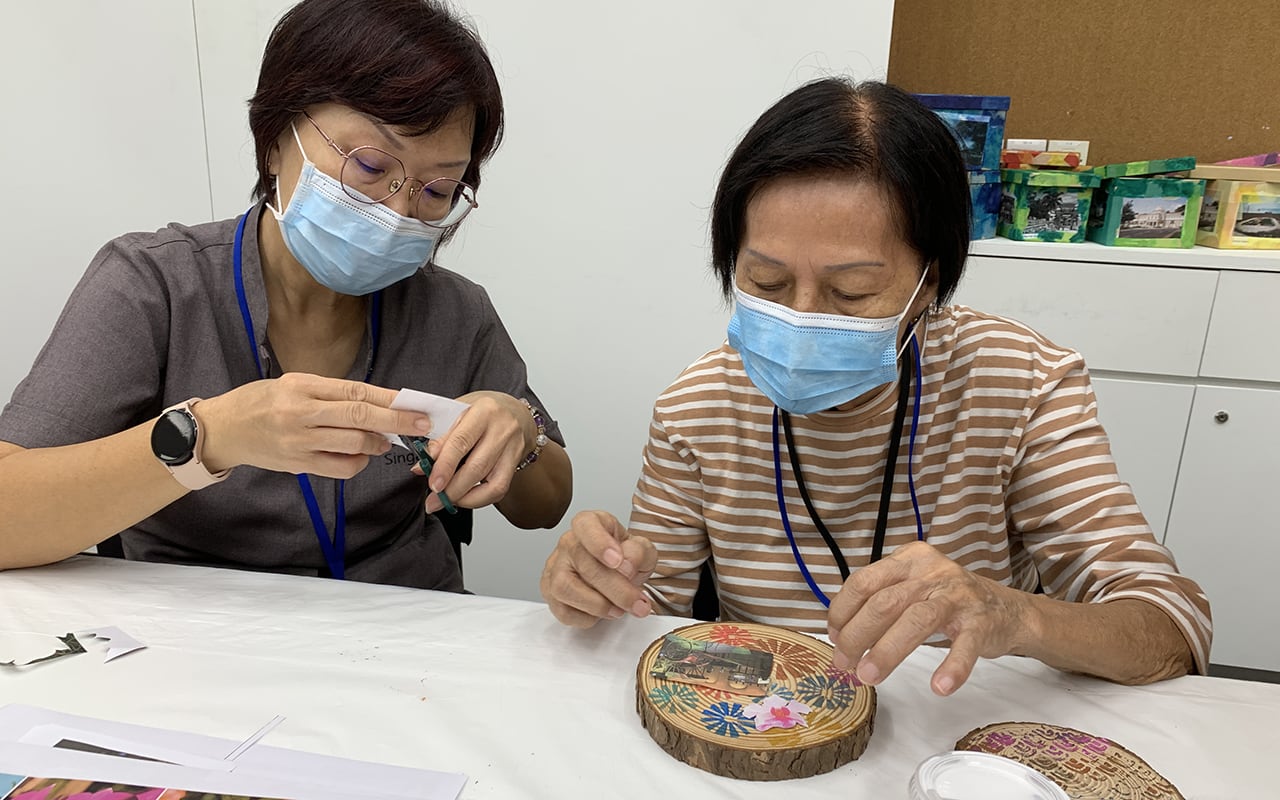 National Museum of Singapore Monthly Seniors Workshop at Reunion